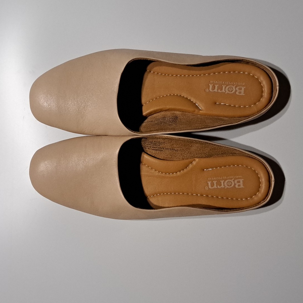Born Cream Beige Women's Slip On Shoes 6.5m